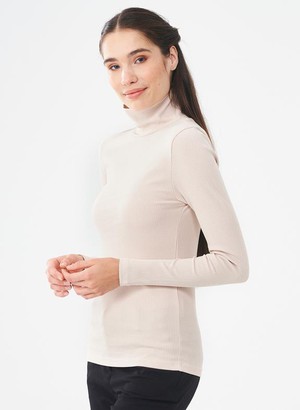 Turtleneck Organic Cotton Stone from Shop Like You Give a Damn