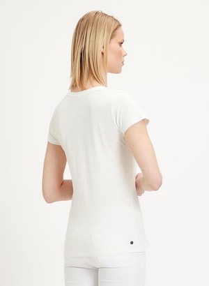 T-Shirt Organic Cotton Print White from Shop Like You Give a Damn