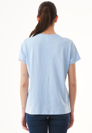 T-Shirt Basic Powder Blue from Shop Like You Give a Damn