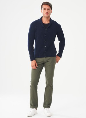 Five Pocket Pants Khaki Green from Shop Like You Give a Damn
