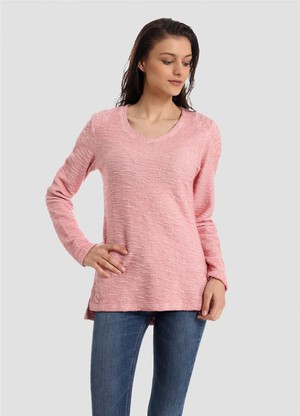 Long Sleeve Top Organic Cotton Pink from Shop Like You Give a Damn