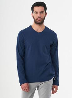 Long Sleeve T-Shirt Navy via Shop Like You Give a Damn