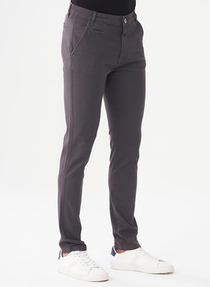 Skinny Chino Pants Dark Grey from Shop Like You Give a Damn