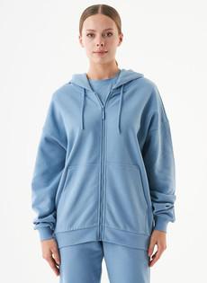 Sweat Jacket Jale Blue via Shop Like You Give a Damn