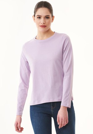 T-Shirt Long Sleeve Lavender Purple from Shop Like You Give a Damn