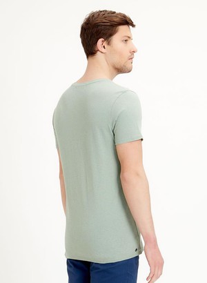 T-Shirt Linen Organic Cotton Light Green from Shop Like You Give a Damn