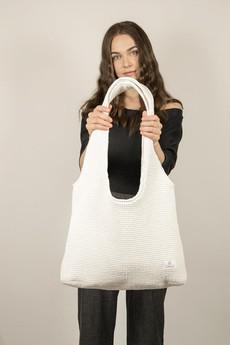 Tote Bag Cloud White Waffle via Shop Like You Give a Damn