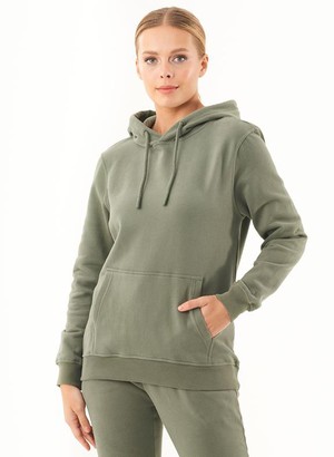 Soft Touch Hoodie Olive from Shop Like You Give a Damn