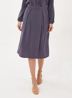 Midi Skirt Purple Grey via Shop Like You Give a Damn