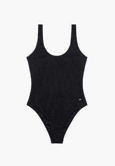 Swimsuit Jubaea Black Structure via Shop Like You Give a Damn