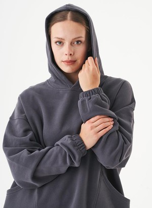 Oversized Hoodie Hande Dark Grey from Shop Like You Give a Damn