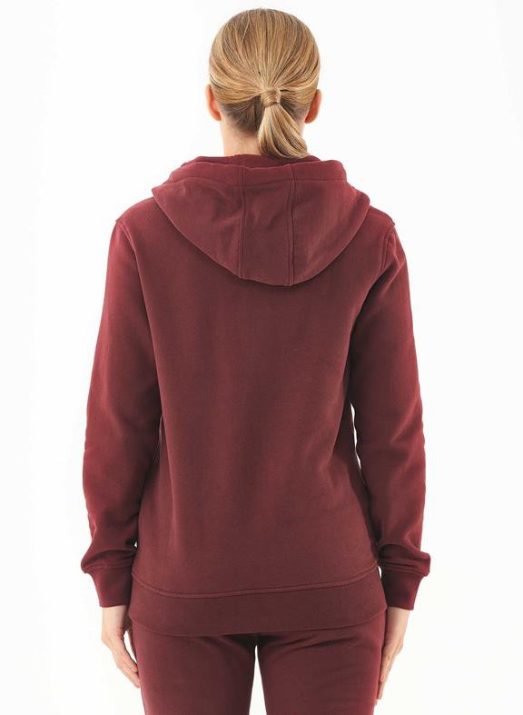 Soft Touch Zip Hoodie Burgundy from Shop Like You Give a Damn