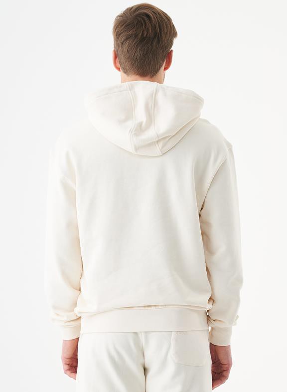 Unisex Hoodie Organic Cotton Halki White from Shop Like You Give a Damn