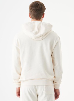 Unisex Hoodie Organic Cotton Halki White from Shop Like You Give a Damn