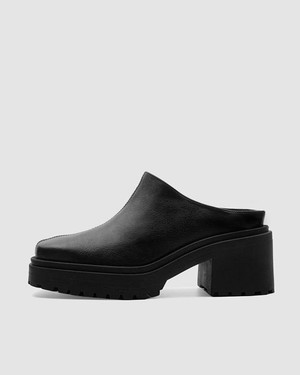 Squared Mule Black from Shop Like You Give a Damn