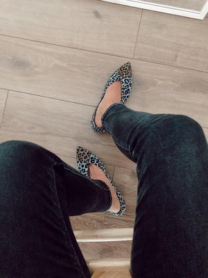 Ballerinas Leopard Grey from Shop Like You Give a Damn