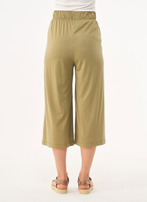 Trousers 3/4 Length Olive from Shop Like You Give a Damn