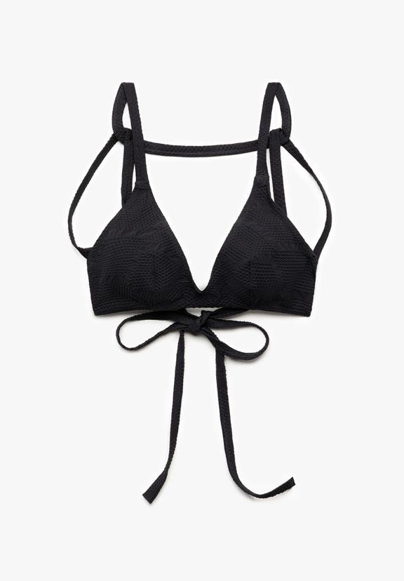 Bikini Top Kaala Lau Black Structure from Shop Like You Give a Damn