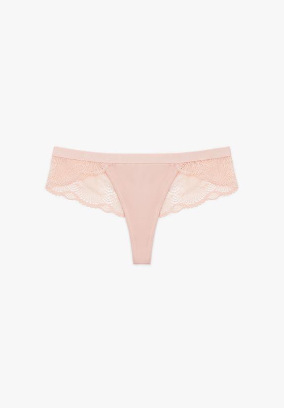 Thong Luminous Moss Roze from Shop Like You Give a Damn