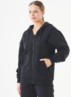 Sweat Jacket Junda Black from Shop Like You Give a Damn