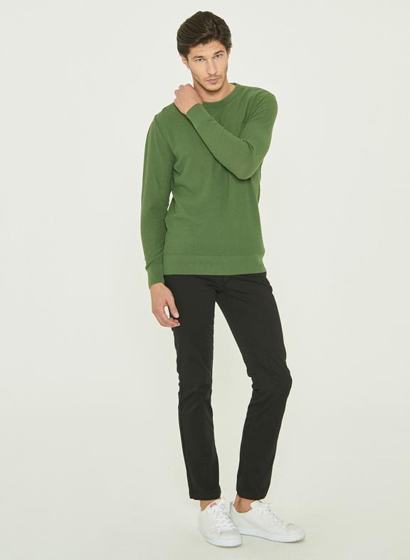 Knitted Sweater Green from Shop Like You Give a Damn