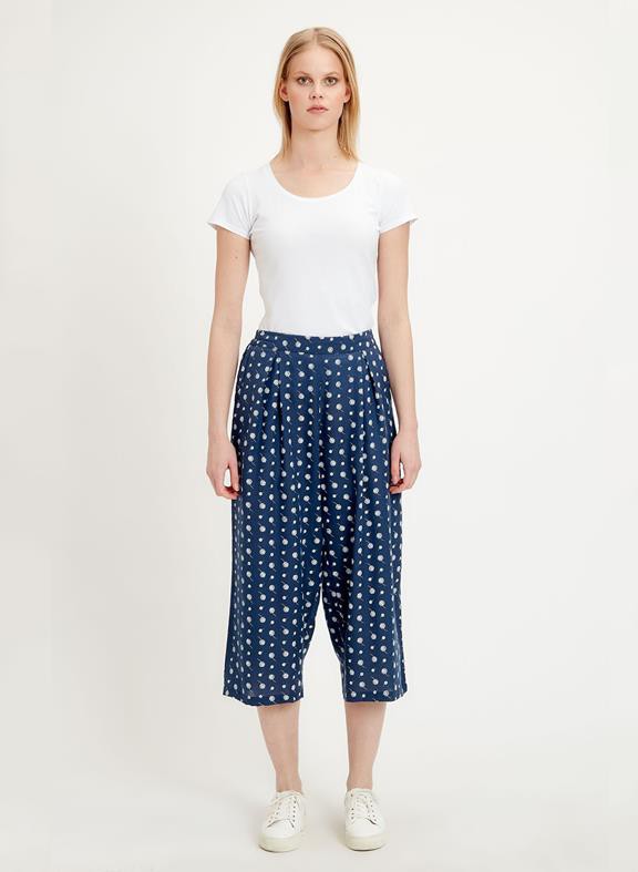 Culotte Print Dark Blue from Shop Like You Give a Damn