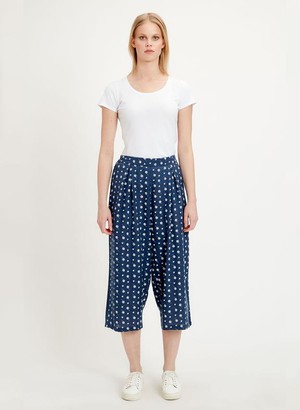 Culotte Print Dark Blue from Shop Like You Give a Damn
