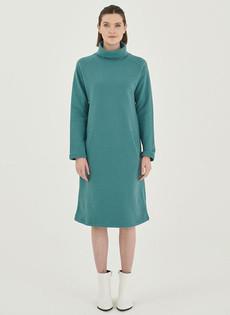 Sweat Dress With Collar Blue via Shop Like You Give a Damn