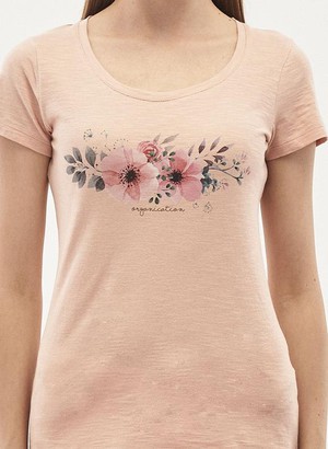 T-Shirt With Floral Print from Shop Like You Give a Damn