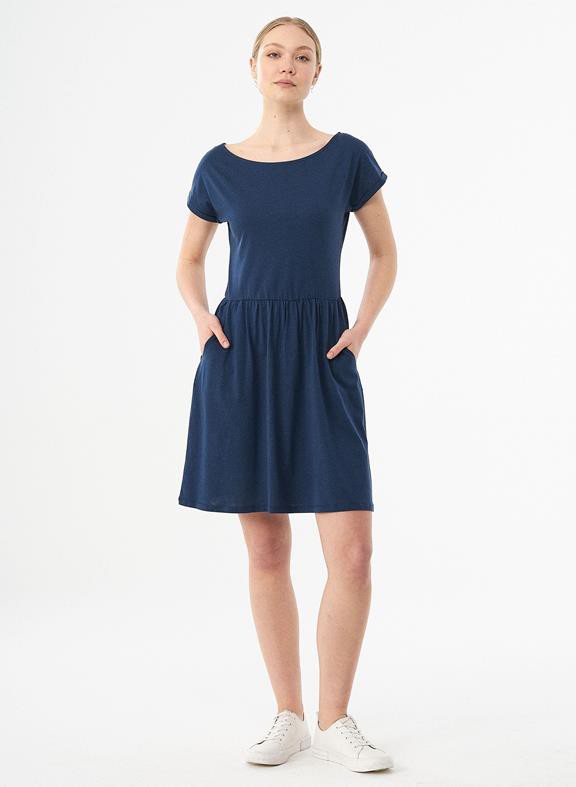 Jersey Dress Dark Blue from Shop Like You Give a Damn