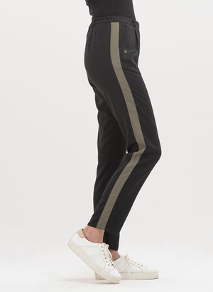 Pants Side Stripes Black from Shop Like You Give a Damn