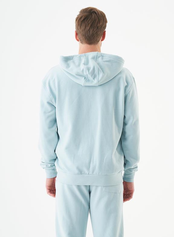 Unisex Zip Up Hoodie Junda Mint Blue from Shop Like You Give a Damn