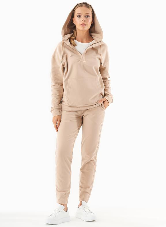 Sweat Hoodie Organic Cotton Beige from Shop Like You Give a Damn