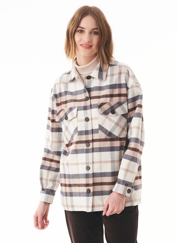 Overshirt Organic Cotton Flannel Multicolour from Shop Like You Give a Damn