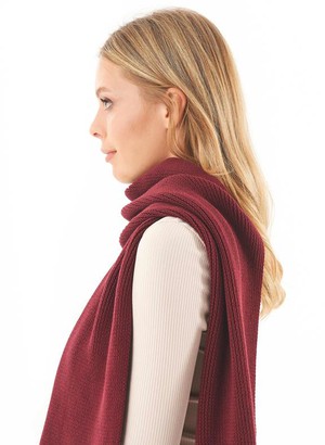 Unisex Scarf Organic Cotton Bordeaux from Shop Like You Give a Damn