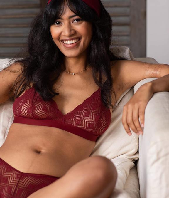 Bralette Dawa Red from Shop Like You Give a Damn