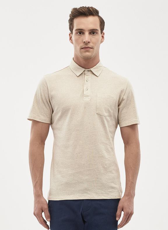 Polo Shirt Beige from Shop Like You Give a Damn