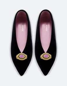 Ballerina Flats Bijou Rose via Shop Like You Give a Damn