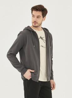 Sweat Jacket Dark Grey via Shop Like You Give a Damn