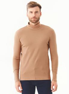 Turtleneck Longsleeve Light Brown via Shop Like You Give a Damn