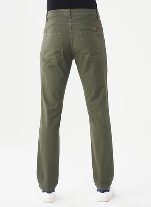 Five Pocket Pants Khaki Green from Shop Like You Give a Damn