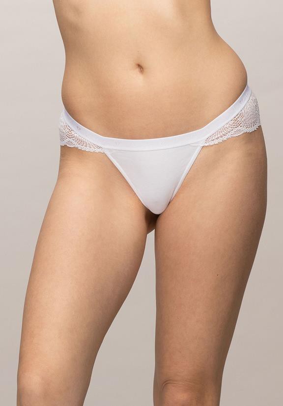 Thong Luminous Moss White from Shop Like You Give a Damn