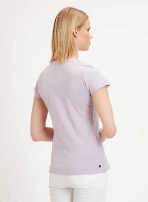 Basic T-Shirt Organic Cotton Lilac from Shop Like You Give a Damn