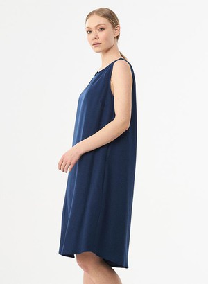 Sleeveless Dress Navy from Shop Like You Give a Damn