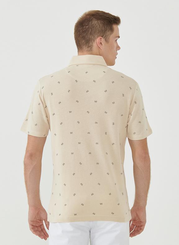 Polo Shirt Bicycles Beige from Shop Like You Give a Damn