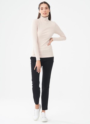 Turtleneck Organic Cotton Stone from Shop Like You Give a Damn