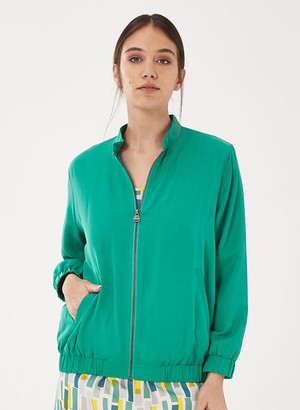 Bomber Jacket Emerald Green from Shop Like You Give a Damn