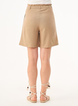 Short Wide Hem Beige from Shop Like You Give a Damn