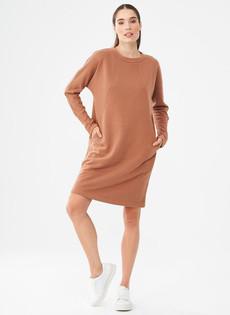 Sweat Dress Light Brown via Shop Like You Give a Damn