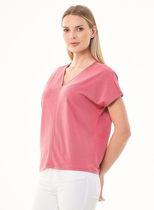 T-Shirt Tencel Organic Cotton Pink from Shop Like You Give a Damn